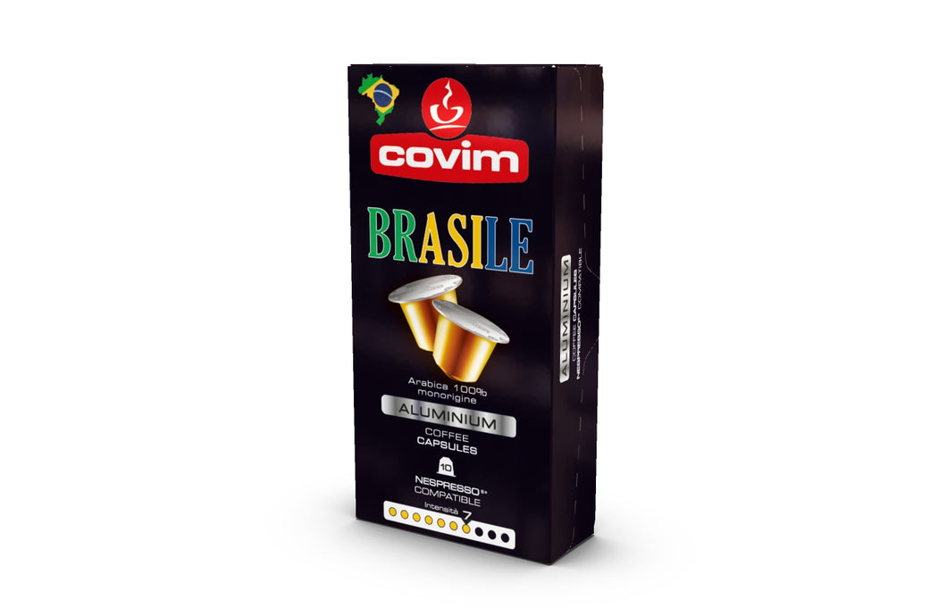 100 Pcs. Covim - Mono Origin BRAZIL - ALUMINUM Capsules - (0,30 CHF)