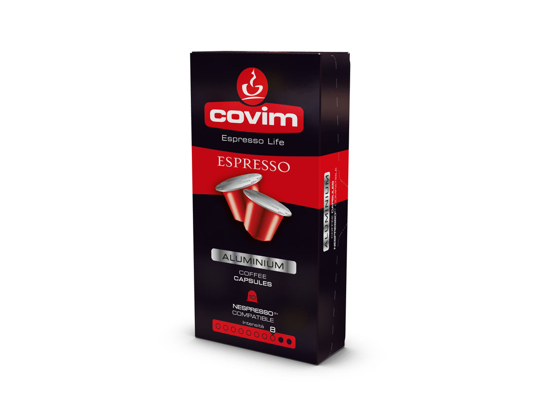 100 Pz. Covim - Miscela ESPRESSO - Capsule ALLUMINIO